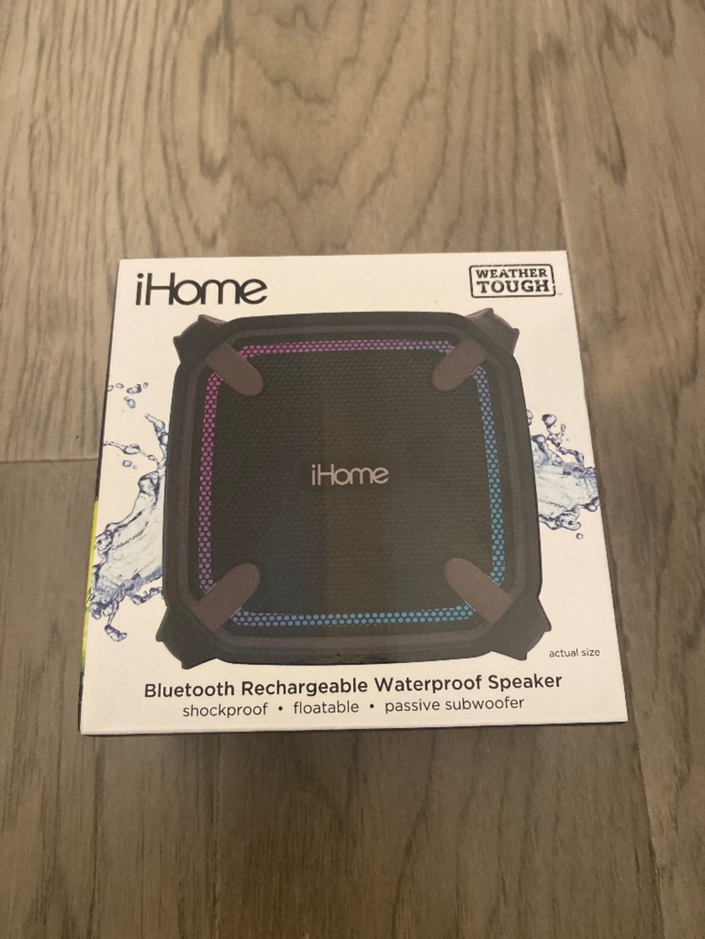 iHome Bluetooth Rechargeable Waterproof Speaker